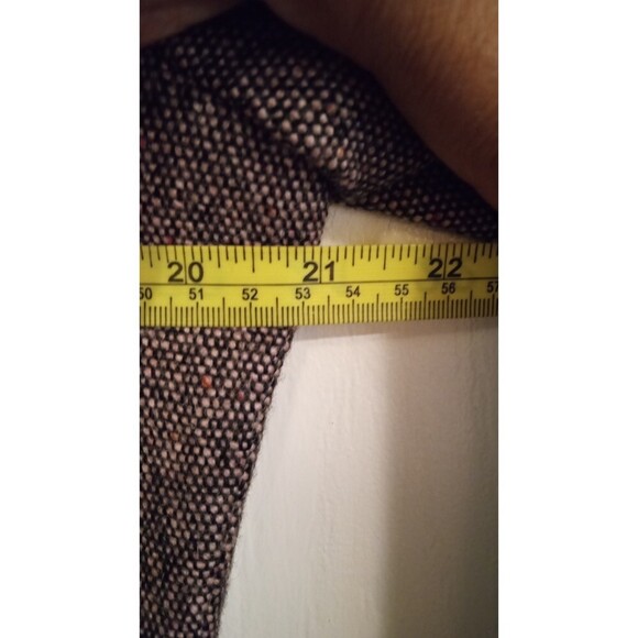 NWOT Chadwick's pink purple tweed academia wool blend button down blazer - Picture 4 of 5